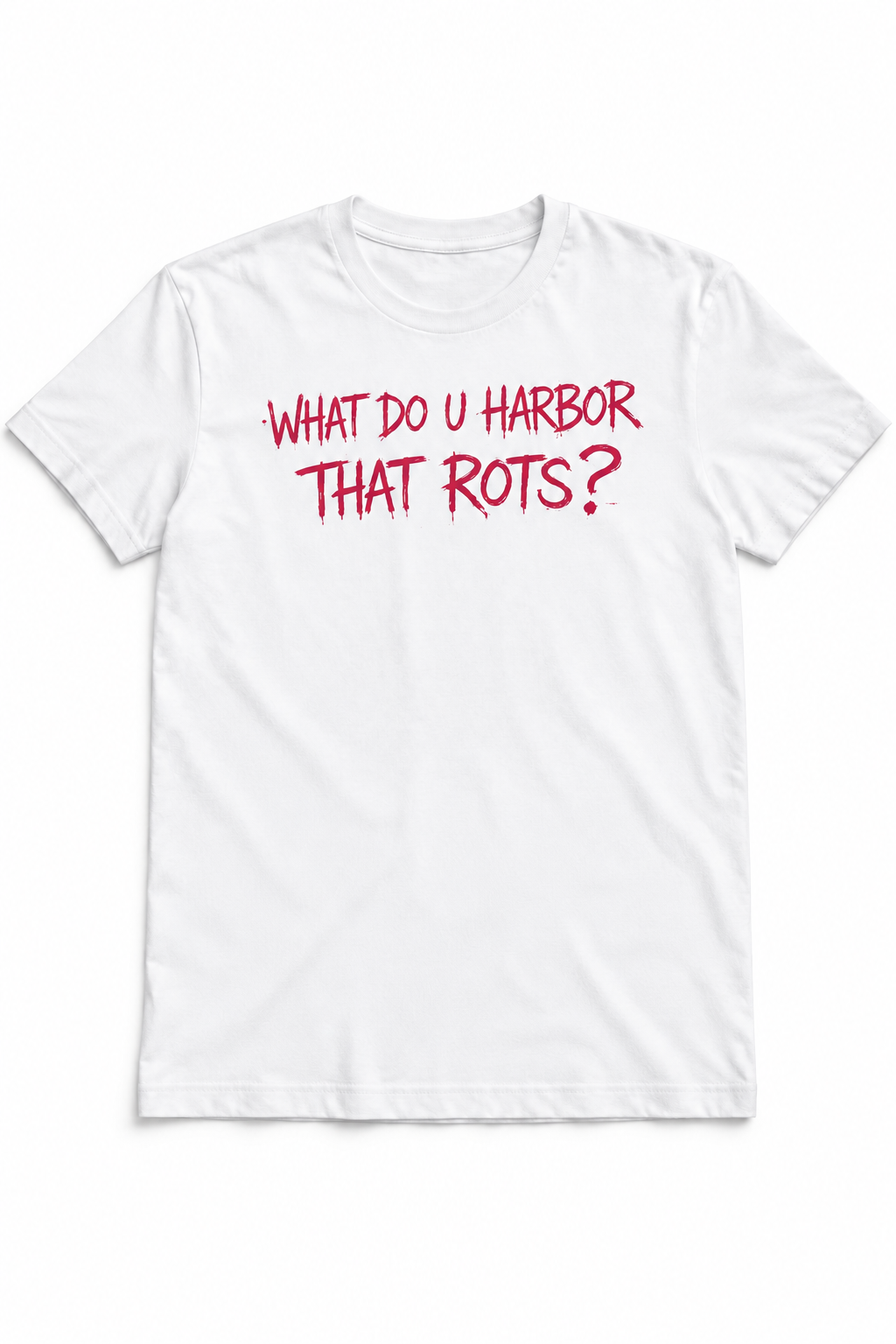 What do you harbor that rots
